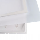 6x Panel LED 40W Wpuszczany Amstrong 60x60 Lampa Sufitowa LED IP40 oprawa rastrowa do biura, kwadratowa, biała, ze