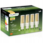 4x Żarówka LED G9 kapsułka 10W = 75W 970lm 3000K Ciepła 360° lumiled do lamp i żyrandoli, zamiennik halogenu