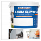 Farba Elewacyjna Silikonowa Fasadowa do Betonu Biała Matowa 1 L Goldmurit ścienna strukturalna