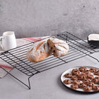 Kratka do studzenia ciasta ciastek lukrowania 25 cm x 40 cm x 7 cm OLK ruszt cukierniczy metalowy, dekorowanie wypieków