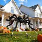 PAJĄK OLBRZYM STRASZNY GIGANT WŁOCHATY 1.5M dekoracja halloweenowa do domu i ogrodu, ozdoba imprezowa
