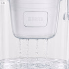 Dzbanek Brita Filtrujący Wody Szklany Glass 2,5l 2x Filtr Maxtra Pro Biały dzbanek filtrujący bezbarwny
