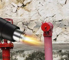 OPALARKA ELEKTRYCZNA 2 BIEGI 100-600°C 2000W REGULACJA 230V MOCNA + 4 DYSZE pistolet na gorące powietrze, nagrzewnica