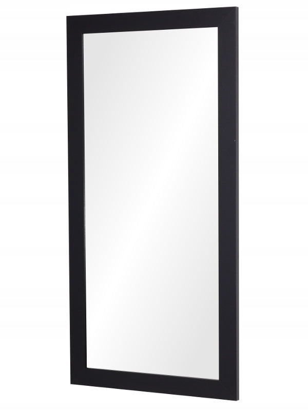 Lustro w ramie klejonej premium 120x60 czarne 600 mm 1200 mm