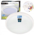 Lampa sufitowa Plafon LED z Czujnikiem Ruchu 24W 4000K panel natynkowy oprawa okrągła biała, neutralna barwa światła