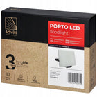 Halogen naświetlacz LED 50W 4000lm bezramkowy lampa zewnętrzna 4000K IP65 reflektor ogrodowy neutralna biel do