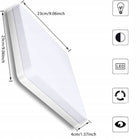Lampa sufitowa LED plafon biały kwadrat nowoczesna do salonu IP40 36W 4000K oświetlenie wewnętrzne, neutralna barwa
