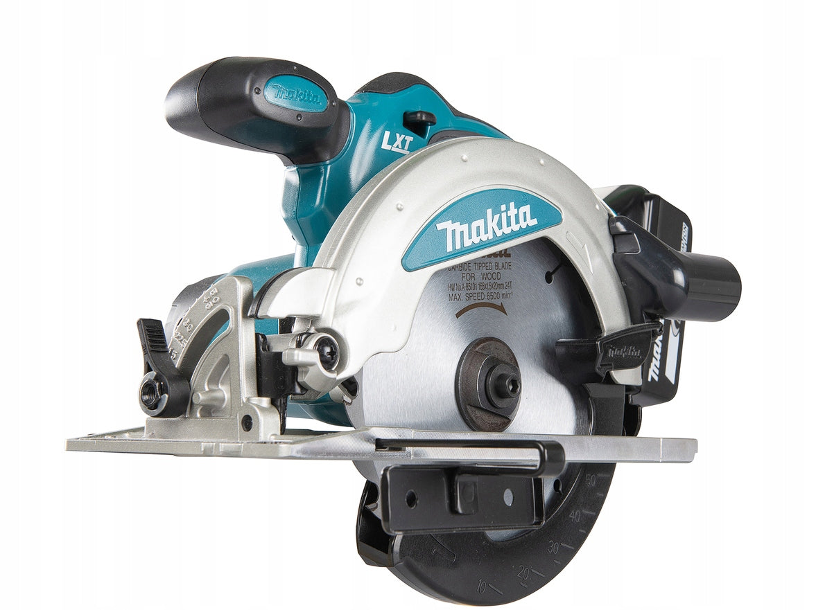 MAKITA DSS610Z PILARKA PIŁA TARCZOWA AKU 18V 165mm AKUMULATOROWA LXT do cięcia drewna, ręczna, głębokość cięcia 57 mm