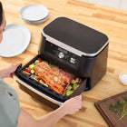 Frytkownica beztłuszczowa Ninja FlexDrawer 10,4 L AF500EUCYD tradycyjna 240 w srebrny/szary