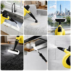 Myjka parowa czyścik okien parownica do okien tapicerki FUG 1200W 3,5 BAR szyby, tekstylia, spoiny, zbiornik 450 ml