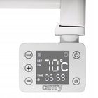 GRZEJNIK ELEKTRYCZNY ŁAZIENKOWY Drabinka Biały Ścienny 90x50cm 600W Timer 500 mm 900 mm grzewcza