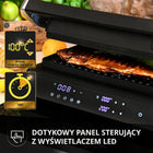 Grill elektryczny kontaktowy panini składany MPM PSC-140/B czarny 2200 w nominalna