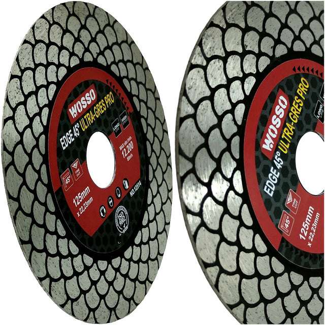Tarcza diamentowa 125 do ciecia pod katem 45 stopni gresu plytek gres 125mm do betonu, cegły, ceramiki, kamienia i płyt cementowych