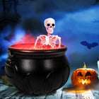 Generator Dymu Kociołek Wiedźmy LED Halloween Dekoracja Zawieszana Czarny ozdoba na bal przebierańców, imprezę