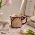A244 porcelanowy kubek Anekke 360ml Tulip Orchestra z dziewczynką do kawy i herbaty, można myć w zmywarce, opakowanie