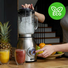 Blender kielichowy Yoer szklany 4w1 2,4l 1800W +stal inox +Młynek +2 Bidony
