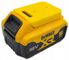 6x UCHWYT ŚCIENNY NA BATERIE DeWALT XR 18V 20V 54V DO BATERII wieszak montażowy do akumulatorów, organizer warsztatowy