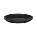 6x TALERZ DESEROWY AURORA BLACK 19cm PŁYTKI DO CIASTA RYFLOWANY SZKŁO okrągłe, bezpieczne w zmywarce i mikrofalówce, na
