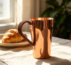 Kubek miedziany do kawy herbaty 400ml czysta miedź rękodzieło prezent retro naczynie na napoje, koktajle, drinki