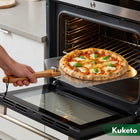 Łopata do pizzy perforowana szufla taca stal nierdzewna inox profesjonalna chleb, ciasta, wypieki, średnica 30,5 cm