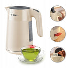 Bosch Czajnik MyMoment Beżowy TWK2M167 1,7l 2400W 1.7 l 2400 w beżowy/brązowy tworzywo sztuczne