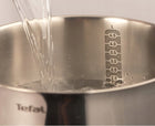 Zestaw garnków i patelni pokrywki TEFAL Daily Cook stal indukcja 10 el. srebrny stal nierdzewna