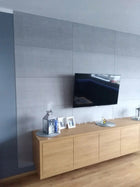 Panel ścienny 100X50cm beton architektoniczny imitacja popiel 4114XL 5m2 okładzina dekoracyjna z polistyrenu, gładka