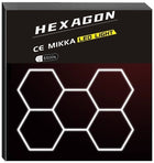 Panel Lampa LED Mikka Hexagon Warsztat Garaż zimny 192 w Plafon sufitowy, oświetlenie techniczne, białe światło