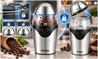 Młynek do mielenia kawy elektryczny orzechów przypraw grinder mocny 300W 60 g 300 w metal