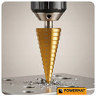 Wiertła stopniowe frezujące 4-32MM do metalu HSS drewna plastiku 3-8MM 6 EL stożkowe spiralne zestaw otworów
