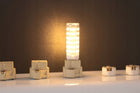 4x Żarówka LED kapsułka mini G9 7W = 60W 3000K ciepła barwa 230V lumiled źródło światła do lampy, jasność 670 lm