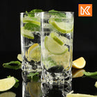 SZKLANKI DO DRINKÓW NAPOJÓW 12x 325ml WODY WYSOKIE ZESTAW KOMPLET SZKLANEK do koktajli i soków, szkło bezbarwne, można