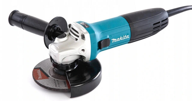 Szlifierka kątowa Makita GA5030R 720W 125 mm narzędzie do cięcia i szlifowania, zasilanie sieciowe 230 V, waga 1,8 kg kątówka do metalu, przecinarka