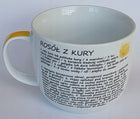 Kubek XXL zupa rosół z przepisem 730 ML banquet duży kubek 0,73l porcelanowy, naczynie na bulion, można myć w zmywarce