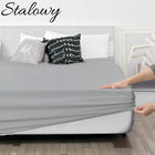 Polskie prześcieradło 100% bawełna z gumką 180X200cm + 25cm jakość premium do łóżka dwuosobowego, do sypialni
