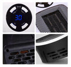 Mini grzejnik elektryczny do kontaktu mocny handy heater farelka ogrzewacz ceramiczny termowentylator z termostatem i