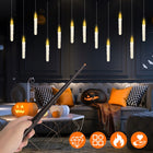 HALLOWEEN PŁYWAJĄCE ŚWIECZKI Z RÓŻDŻKĄ 12 SZT MAGICZNYCH ŚWIECZEK WISZĄCYCH dekoracja na imprezę tematyczną, ozdoba