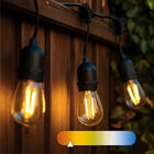 Girlanda Ogrodowa Świetlna 20M 40X Żarówka LED E27 + Przewód Wodoszczelna Sznur lamp na taras balkon altanę, kule 5 cm