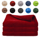 RĘCZNIK KĄPIELOWY bawełniany DUŻY ręcznik SPA HOTELOWY CZEROWNY 70x140 szybkoschnący, gładki, na prezent, 410-500 GSM
