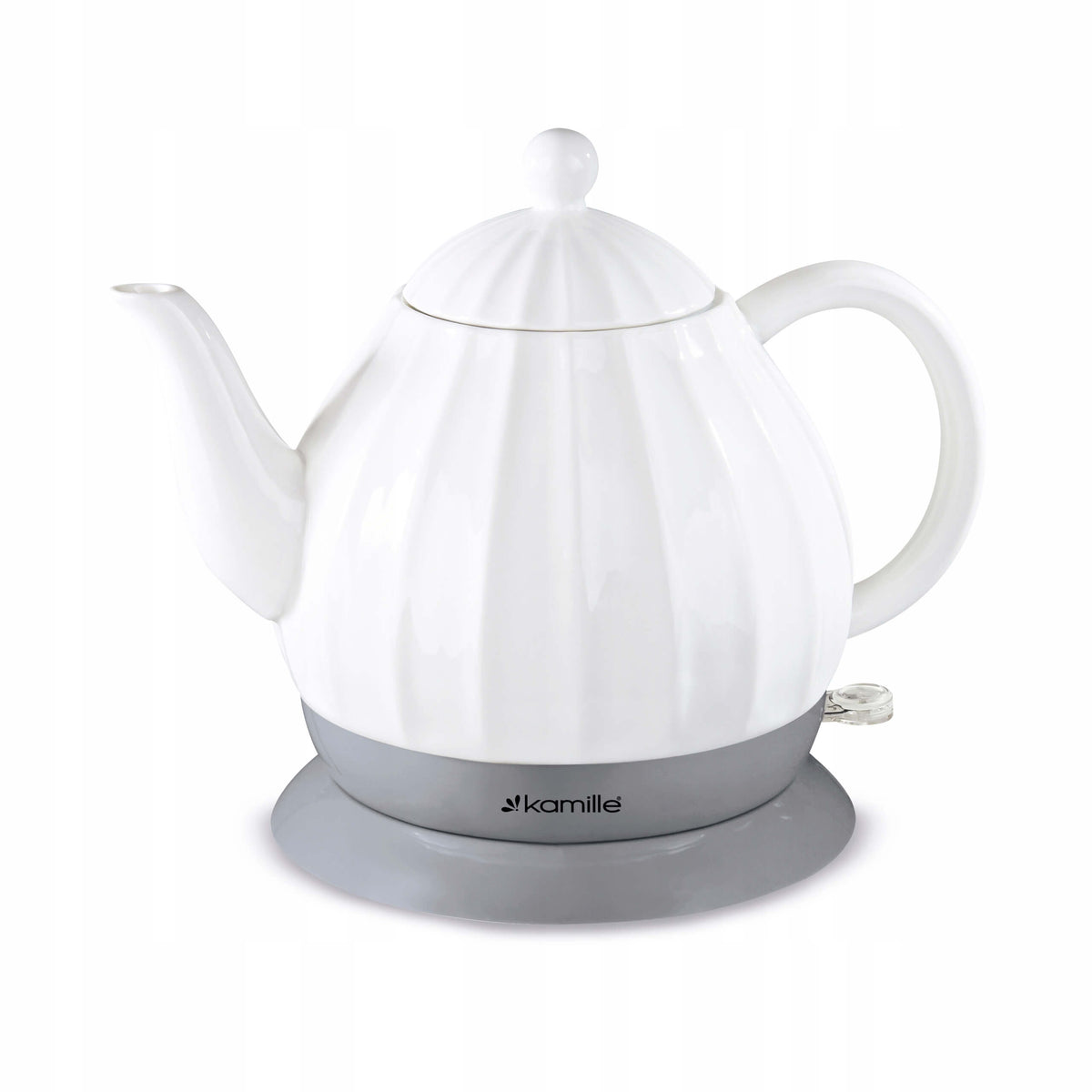 Czajnik elektryczny ceramiczny 1200W 1,2 l biały 1.2 l 1200 w ceramika