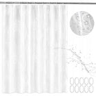 Zasłona Prysznicowa peva 180x200 Gruba Wodoodporna Antypleśniowa 10Haczyków 180x200cm 200 cm