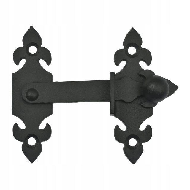 Zasuwka zapadka ozdobna kuta okiennice 15 cm X-03 blokada