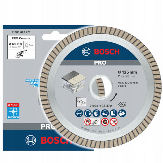 Bosch tarcza diamentowa 125mm twardy gres ceramika z 25 877 sztuk