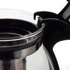 Szklany zaparzacz do herbaty ziół dzbanek 1,5 L kamille imbryk do naparów, można myć w zmywarce, przezroczysty