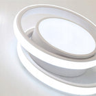 Lampa Sufitowa LED Plafon Okrągły Nowoczesny do Salonu 32W 6500K 2500lm biała oprawa, zimna barwa światła, sypialnia