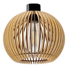 LAMPA WISZĄCA SUFITOWA DREWNIANA ŻYRANDOL POTRÓJNA REGULOWANA 3 KLOSZE oprawa do kuchni salonu jadalni, 3x E27, do 60 W