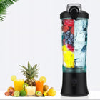 Blender przenośny 600ml usb-c – 6 ostrzy, do smoothie, na podróż nominalna czarny