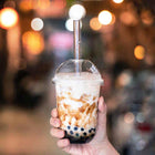 Słomki szklane rurki eko wielorazowe ekologiczne do picia bubble tea, tapioka, koktajle i drinki, borokrzemowe, 20 cm