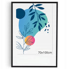 Ramka Na Zdjęcia aluminiowa 70x100cm B1 czarna Rama Na Zdjęcie 100x70 Plexi oprawa plakatu, grafiki, dyplomu i