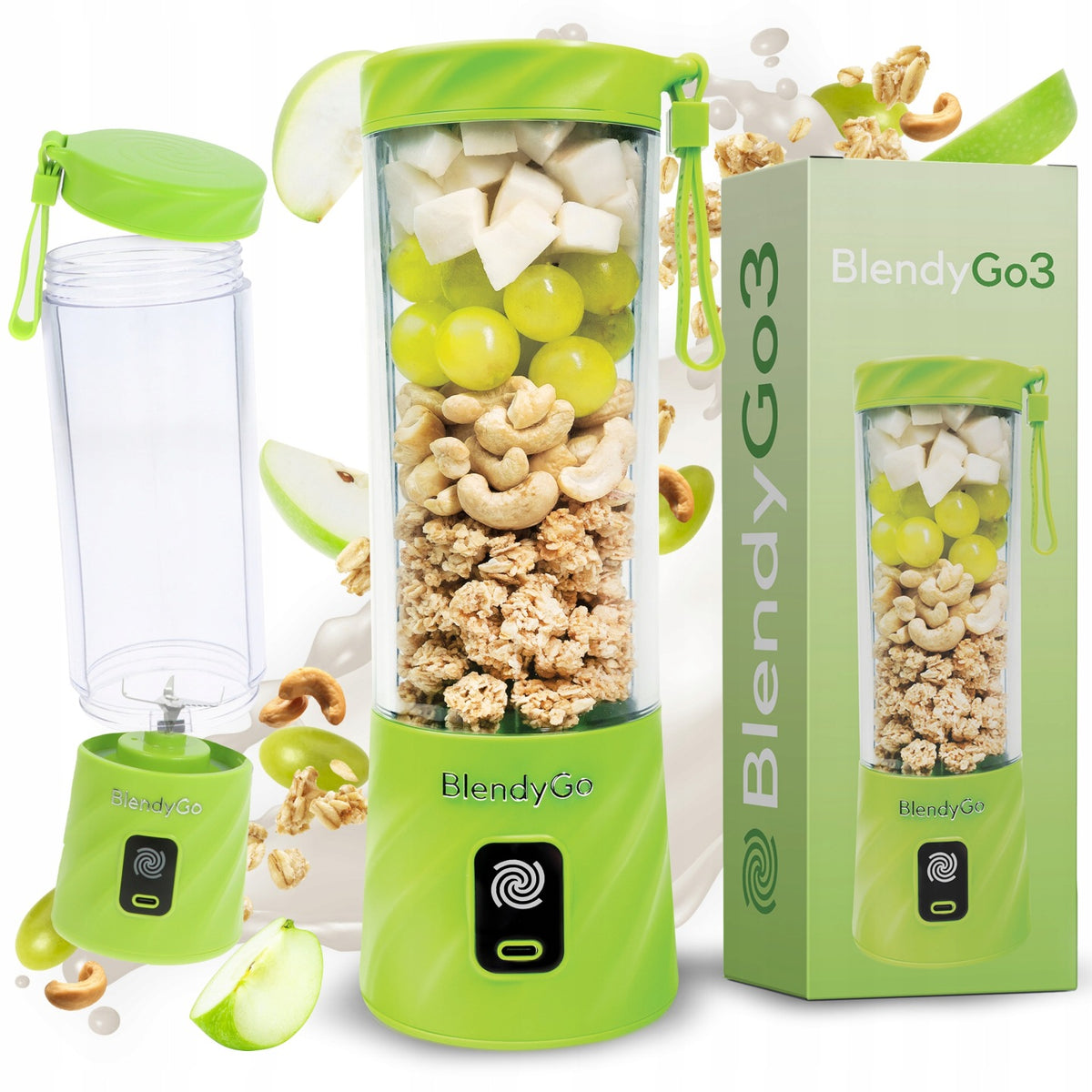 Oryginalny Blender BlendyGo 3 Bezprzewodowy USB Kielichowy idealny prezent nominalna